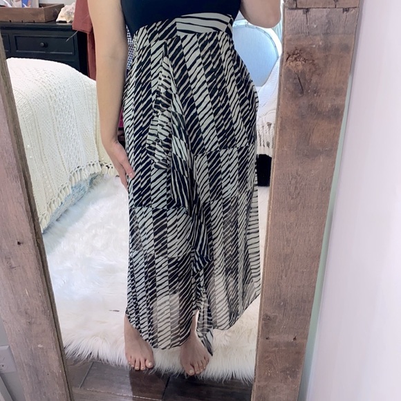 Cabi safari print maxi dress size xsmall - Picture 2 of 7